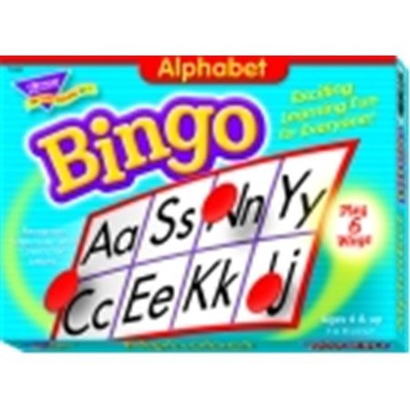 TREND ENTERPRISES Trend Enterprises Alphabet Bingo With 250 Markers - 4 x 2 in. 241529